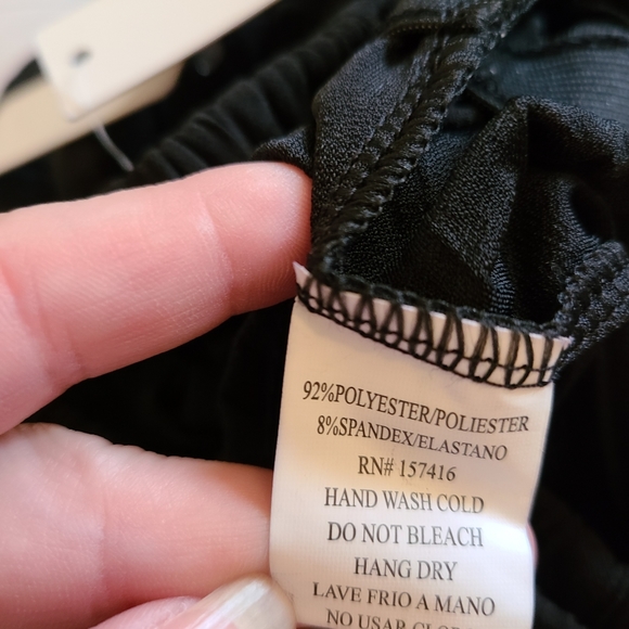 Black Boho Style Jumpsuit No Label Size XL NWT - Picture 2 of 5